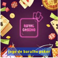 jogo de baralho poker