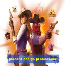 placard codigo promocional