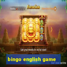 bingo english game