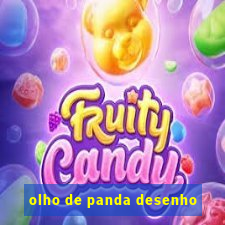 olho de panda desenho