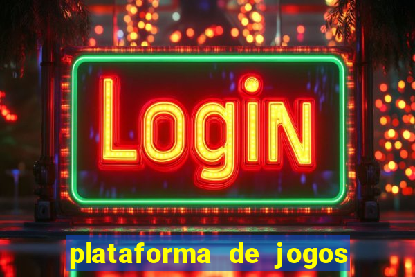 plataforma de jogos nova pagando