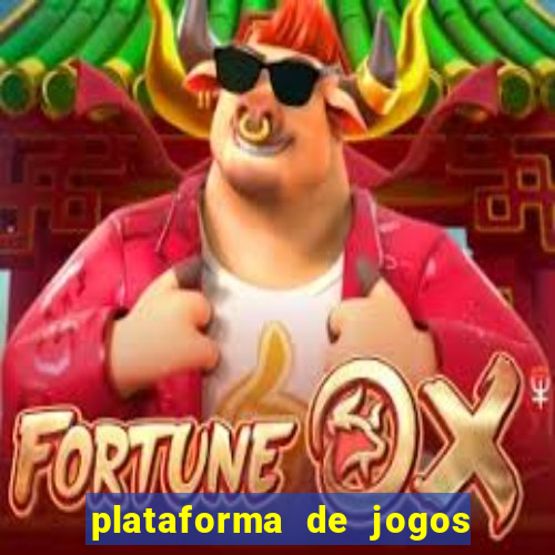 plataforma de jogos nova pagando