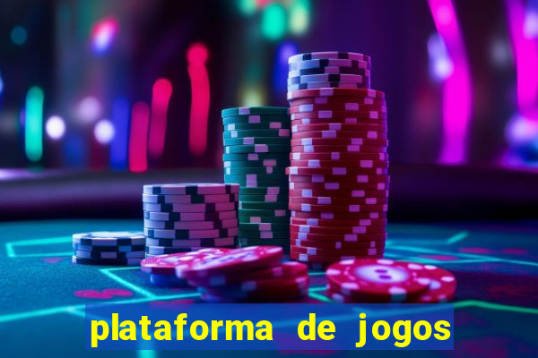 plataforma de jogos nova pagando