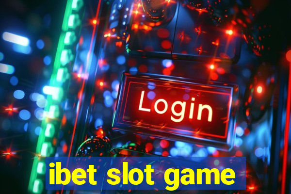 ibet slot game