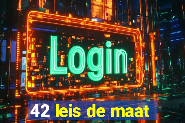 42 leis de maat