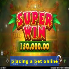 placing a bet online