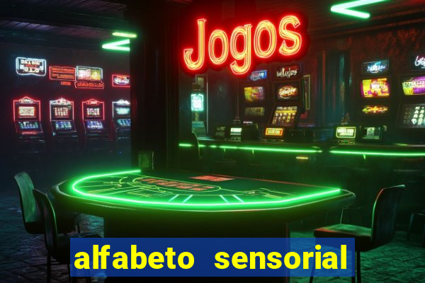 alfabeto sensorial para imprimir