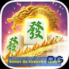 bonus de cadastro casino