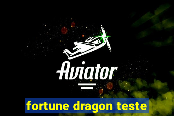 fortune dragon teste