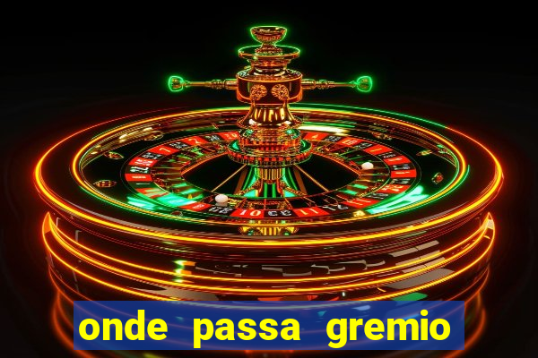 onde passa gremio x operario