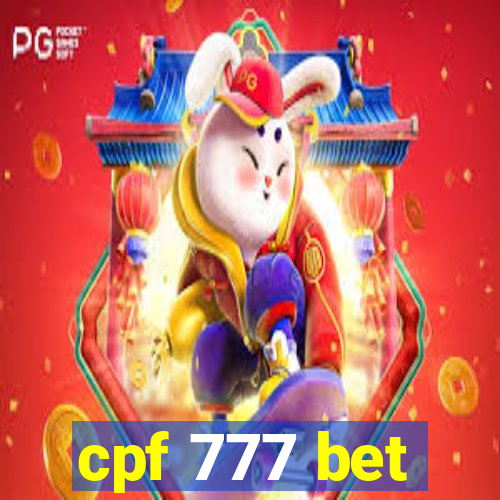 cpf 777 bet