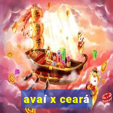 avaí x ceará