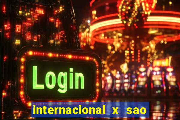 internacional x sao paulo palpite