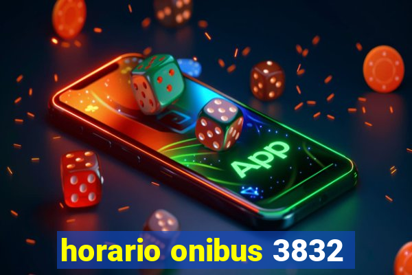 horario onibus 3832