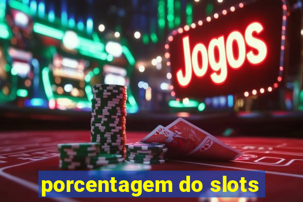 porcentagem do slots