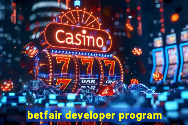 betfair developer program