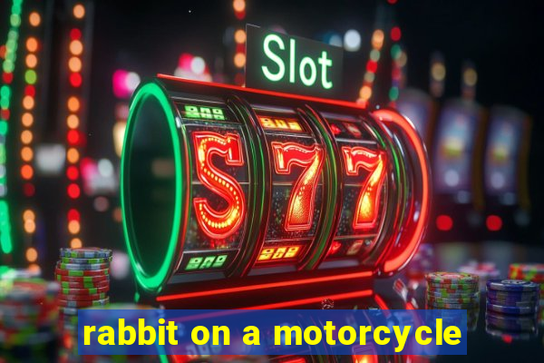 rabbit on a motorcycle