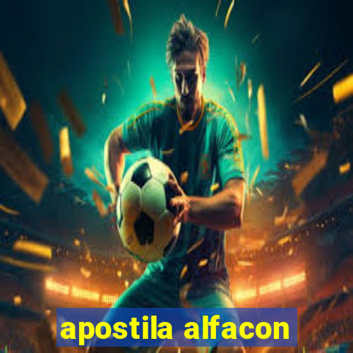 apostila alfacon