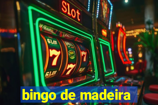 bingo de madeira