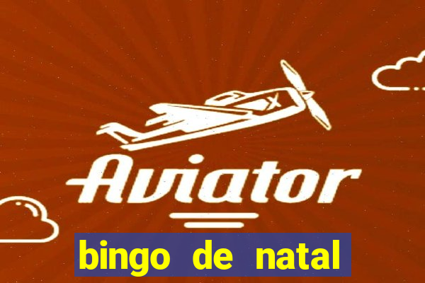 bingo de natal para imprimir gratis