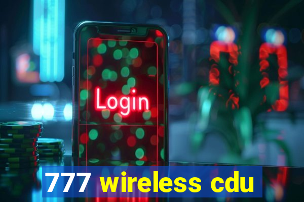 777 wireless cdu