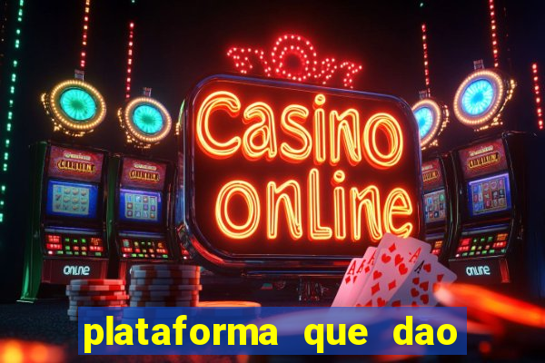 plataforma que dao bonus no cadastro