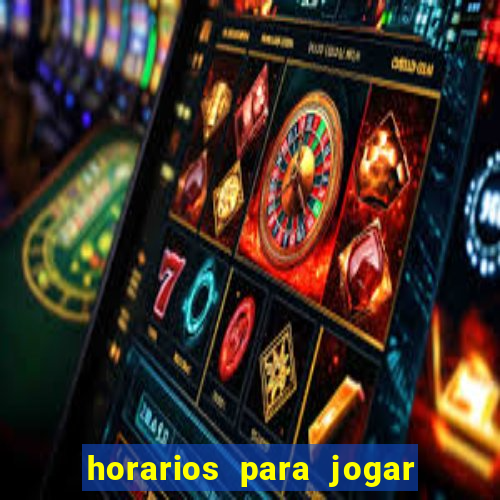 horarios para jogar fortune mouse