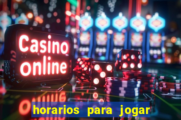 horarios para jogar fortune mouse