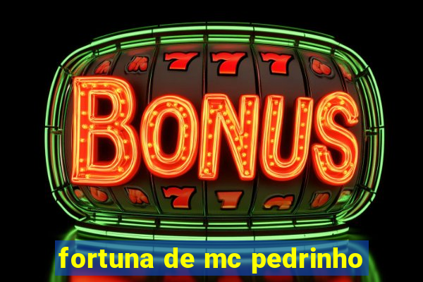 fortuna de mc pedrinho