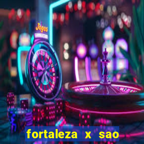 fortaleza x sao paulo palpite