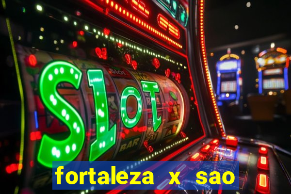 fortaleza x sao paulo palpite