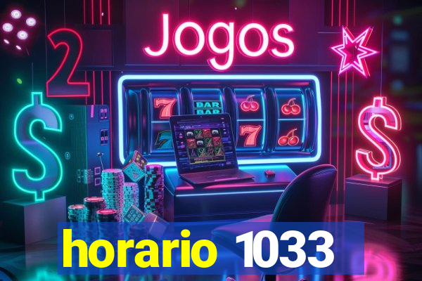 horario 1033