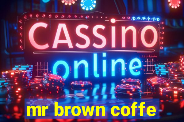 mr brown coffe