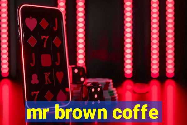 mr brown coffe