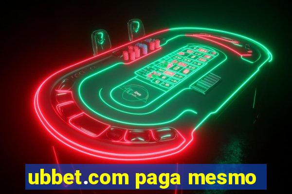 ubbet.com paga mesmo