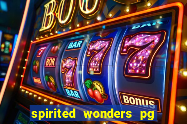 spirited wonders pg soft demo