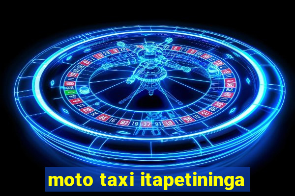 moto taxi itapetininga