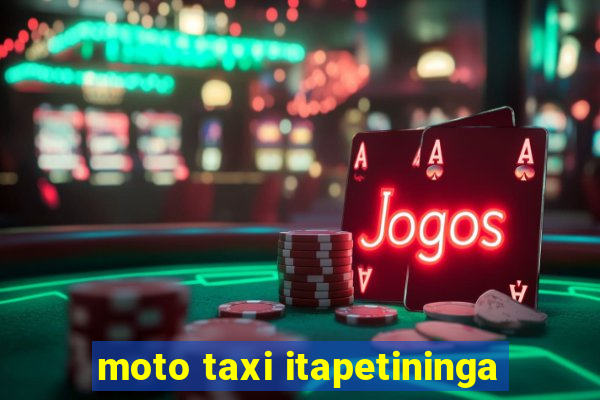 moto taxi itapetininga