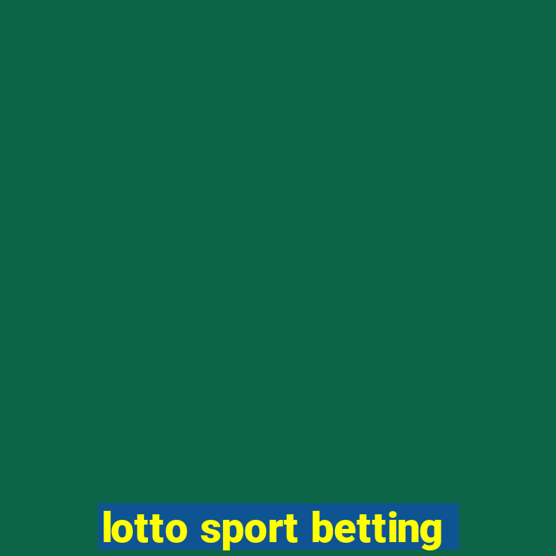 lotto sport betting