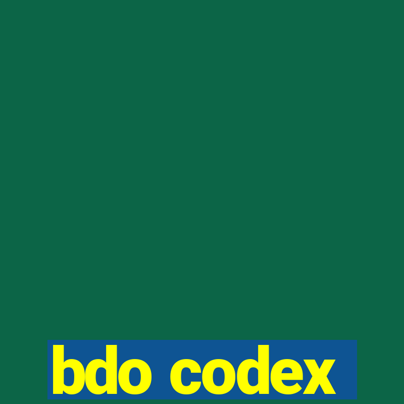 bdo codex