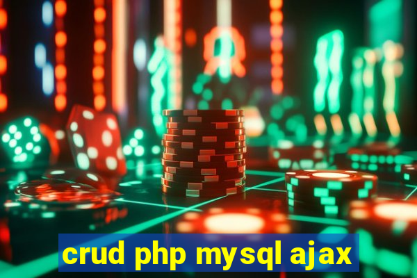 crud php mysql ajax