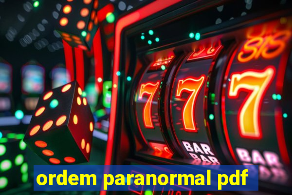 ordem paranormal pdf