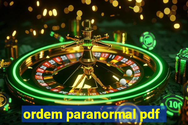 ordem paranormal pdf