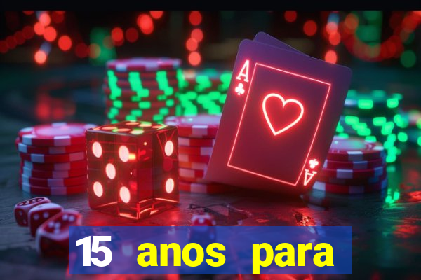 15 anos para meninos tema casino