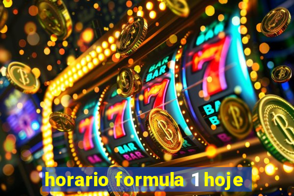 horario formula 1 hoje