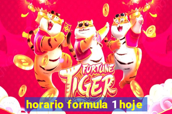 horario formula 1 hoje