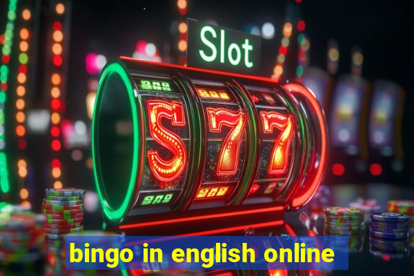 bingo in english online