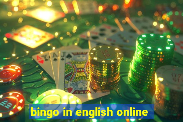 bingo in english online