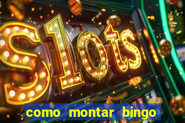 como montar bingo brinquedos toia