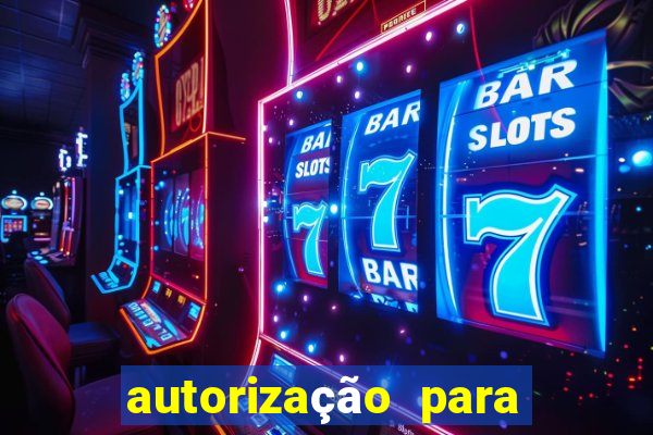 autorização para jogar bola